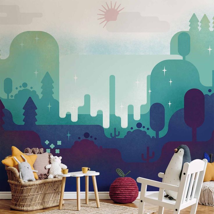 CONFIGURABLE PÄÄTUOTE - Valokuvatapetti - Fairy-Tale Landscape 72949