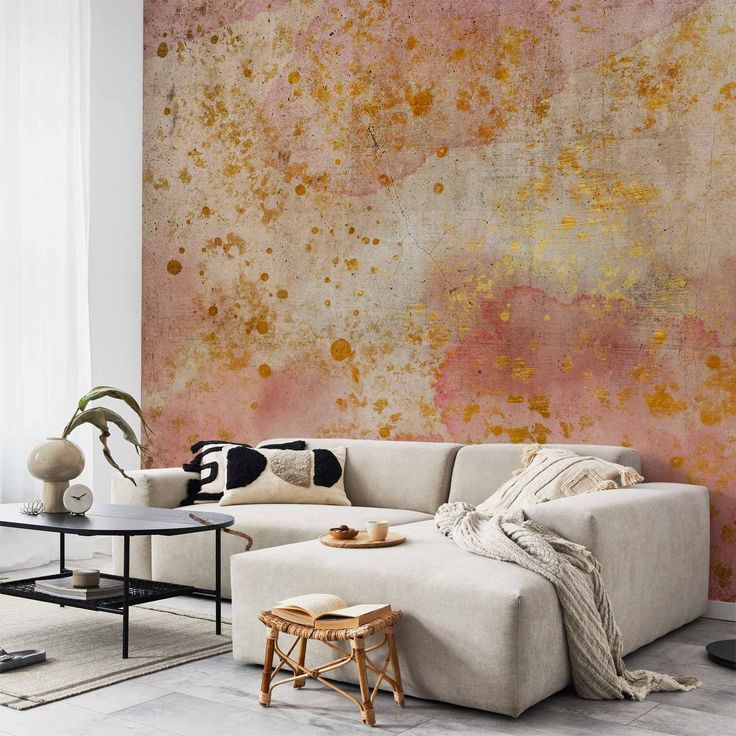 CONFIGURABLE PÄÄTUOTE - Valokuvatapetti - Golden Bubbles 76459