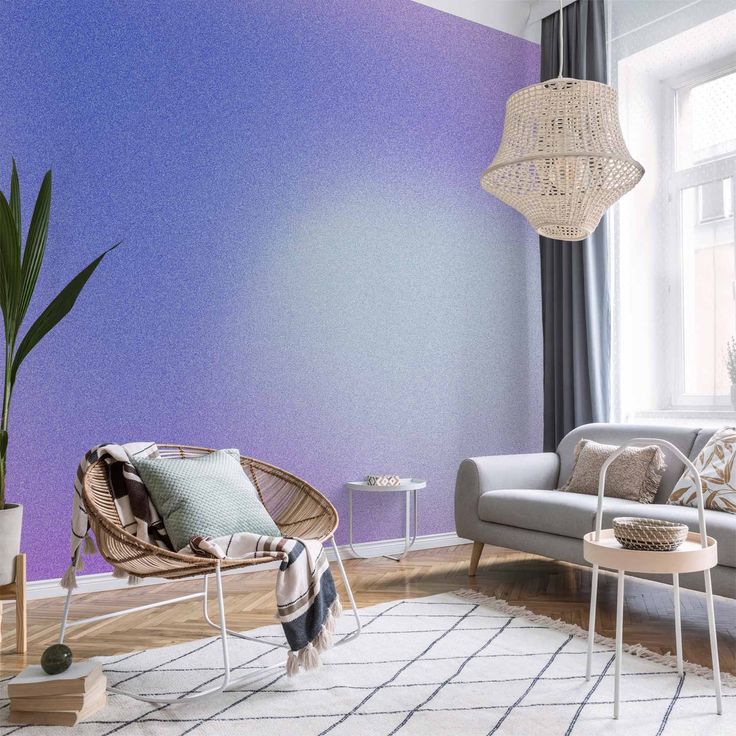 CONFIGURABLE PÄÄTUOTE - Valokuvatapetti - Heather Mist - Delicate Gradient Comprising Various Shades of Violet 18101