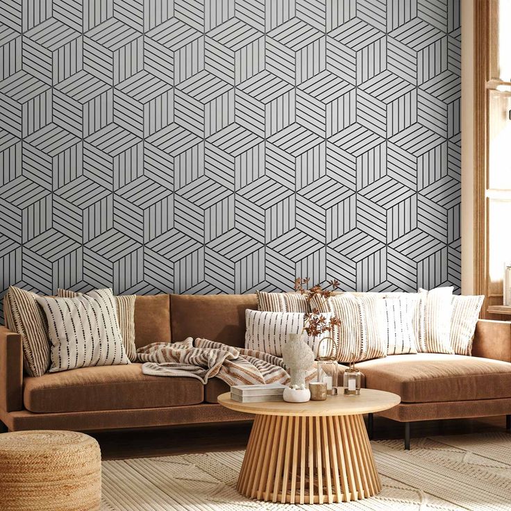 CONFIGURABLE PÄÄTUOTE - Valokuvatapetti - Hexagons in Detail 79740