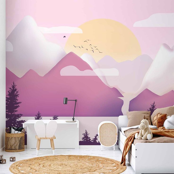 CONFIGURABLE PÄÄTUOTE - Valokuvatapetti - Landscape at Sunset - Third Variant 75584