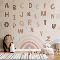 Kuvatapetti Artgeist Letters in Soft Colours, eri vaihtoehtoja