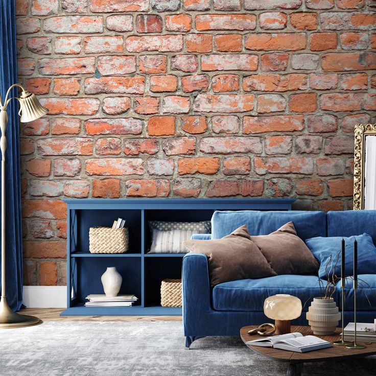 CONFIGURABLE PÄÄTUOTE - Valokuvatapetti - Loft Wall - Pattern Imitating an Old Red Brick 46158