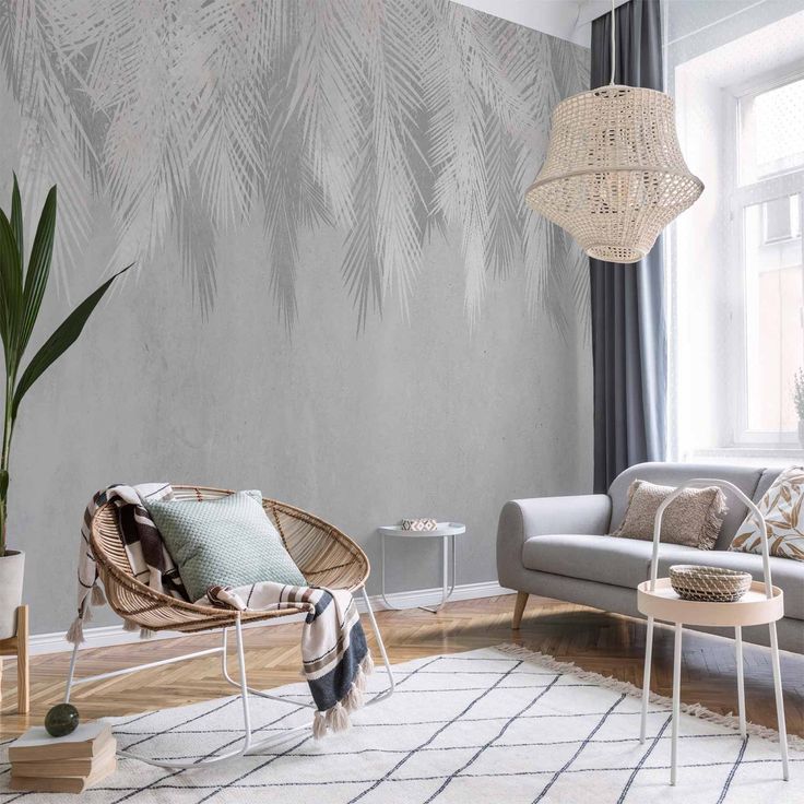 CONFIGURABLE PÄÄTUOTE - Valokuvatapetti - Pale Palms 15252