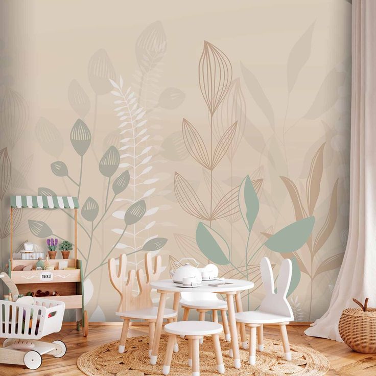 CONFIGURABLE PÄÄTUOTE - Valokuvatapetti - Pastel and Beige Glade 24316