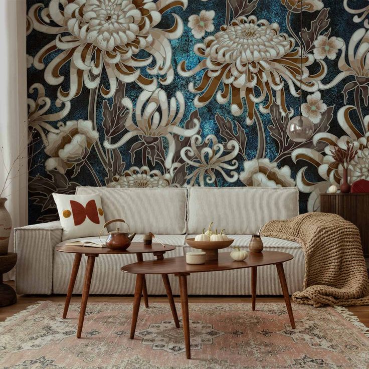 CONFIGURABLE PÄÄTUOTE - Valokuvatapetti - Sea Flowers 62171