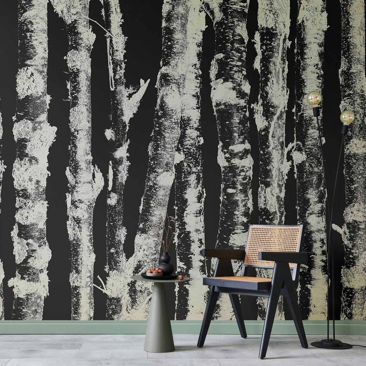 CONFIGURABLE PÄÄTUOTE - Valokuvatapetti - Stately Birches - Second Variant 12923