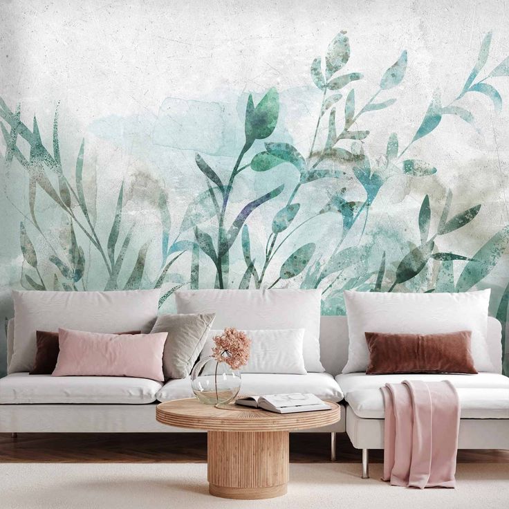 CONFIGURABLE PÄÄTUOTE - Valokuvatapetti - Watercolor Nature 74899