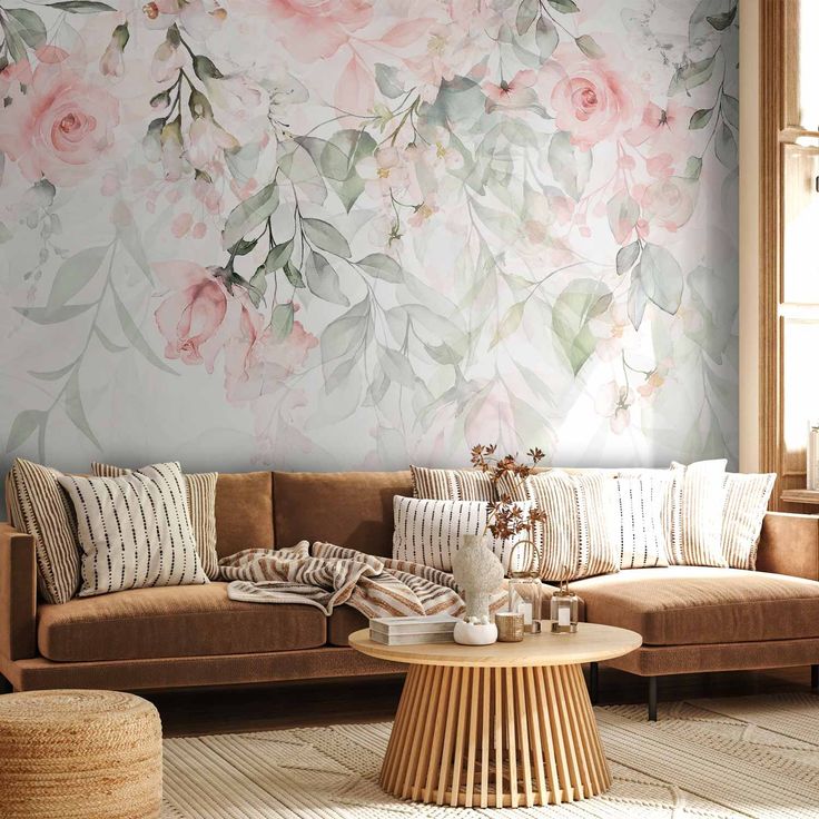CONFIGURABLE PÄÄTUOTE - Valokuvatapetti - Waterfall of Roses - First Variant 17287
