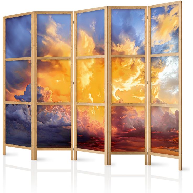 Japanilainen sermi - Beautiful Sunset - Clouds in Warm Shades