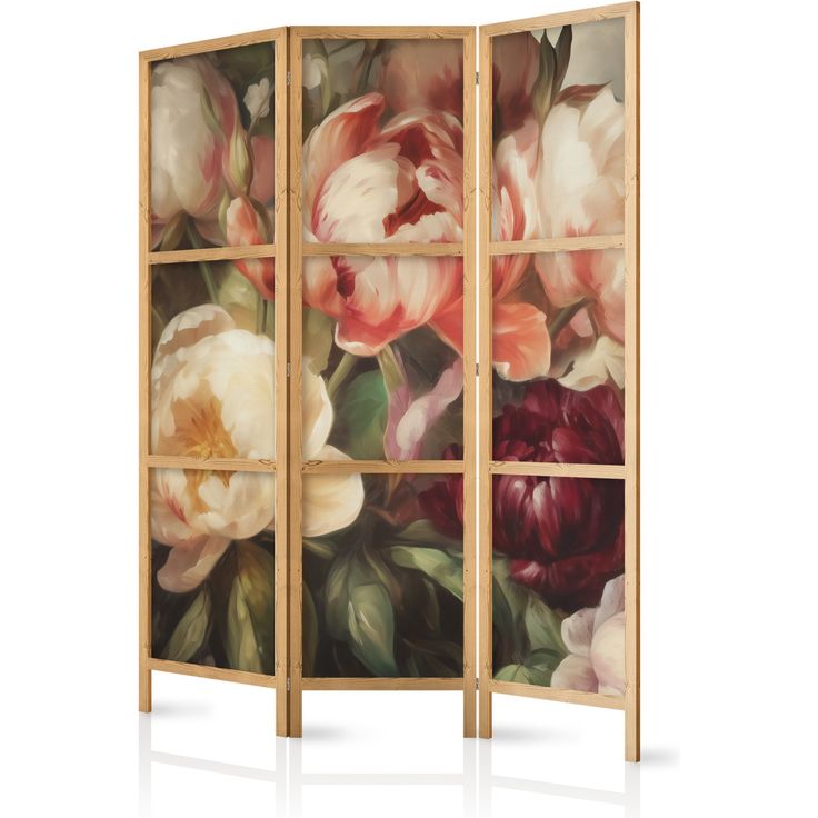 CONFIGURABLE PÄÄTUOTE - Japanilainen sermi - Blooming Peonies - Charismatic Flowers Bathed in Sunlight 06415