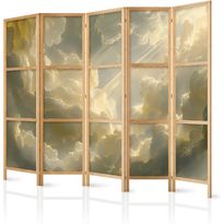 Japanilainen sermi Artgeist Enchanting Play of Colors Against a Backdrop of Clouds, 172x225cm, monivärinen
