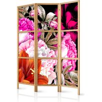 Japanilainen sermi Artgeist Floral Abundance I, 172x135cm, musta