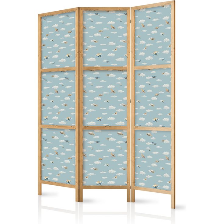 CONFIGURABLE PÄÄTUOTE - Japanilainen sermi - Illustration - Yellow-Blue Airplanes Against a Blue Sky. 32176
