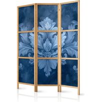 Japanilainen sermi Artgeist Ornament in Blue and Cool Colors - Dark Blue Decoration, eri vaihtoehtoja