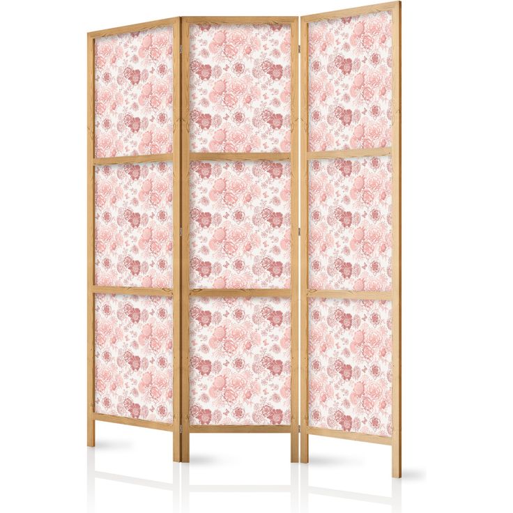 CONFIGURABLE PÄÄTUOTE - Japanilainen sermi - Pink Blossoming - Flowers in Warm Colors on a White Background 06767