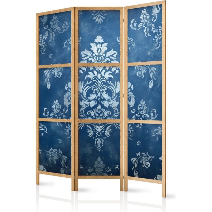 CONFIGURABLE PÄÄTUOTE - Japanilainen sermi - Retro Ornament -  Decorative Motif in Worn Blues 05739