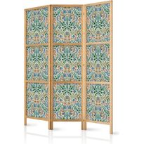 Japanilainen sermi Artgeist Retro Vintage Intricate and Rich Pattern in Victorian Style, 172x135cm, harmaa