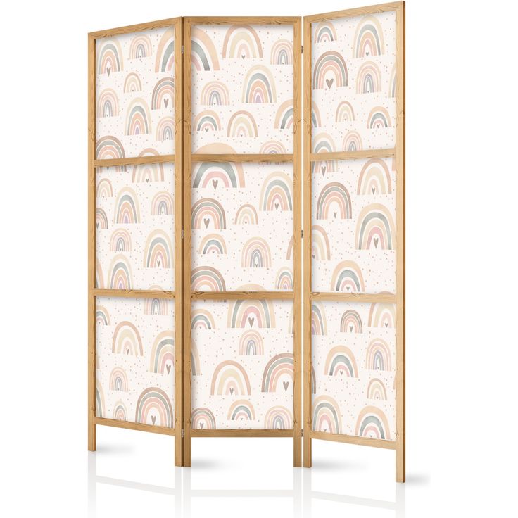 CONFIGURABLE PÄÄTUOTE - Japanilainen sermi - Spring - Pastel Rainbows on a Rainy Day with Hearts. 34200