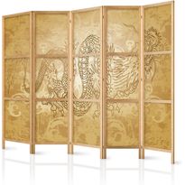 Japanilainen sermi Artgeist Style: Dragon II, 172x225cm, beige