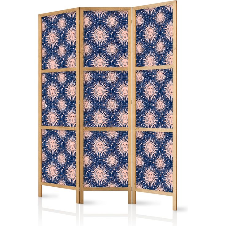 CONFIGURABLE PÄÄTUOTE - Japanilainen sermi - Sunny Patterns - Repeating Sun Motif on a Navy Background 33654