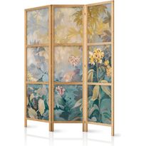 Japanilainen sermi Artgeist Tapestry Pattern with Meadow and Flowers - Kilim with a Spring Motif, eri vaihtoehtoja