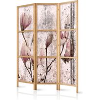 Japanilainen sermi Artgeist Vintage Magnolias I, 172x135cm, harmaa