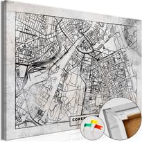 Korkkitaulu Artgeist Copenhagen Plan, eri vaihtoehtoja