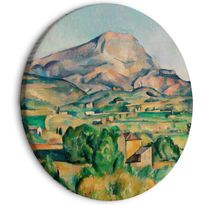 Pyöreä taulu Artgeist Mont Sainte-Victoire (Paul Cézanne), eri vaihtoehtoja