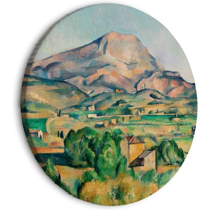 CONFIGURABLE PÄÄTUOTE - Pyöreä taulu - Mont Sainte-Victoire (Paul Cézanne) 70827