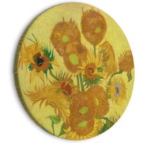 Pyöreä taulu Artgeist Sunflowers (Vincent van Gogh), eri vaihtoehtoja