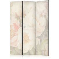 Sermi Artgeist Blooming Peonies - Bright Large Flowers Enveloped in White Mist, eri vaihtoehtoja
