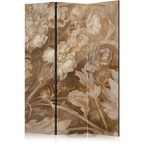 Sermi Artgeist Carved Floral Ornaments in Soft Sepia and Brown Tones, eri vaihtoehtoja