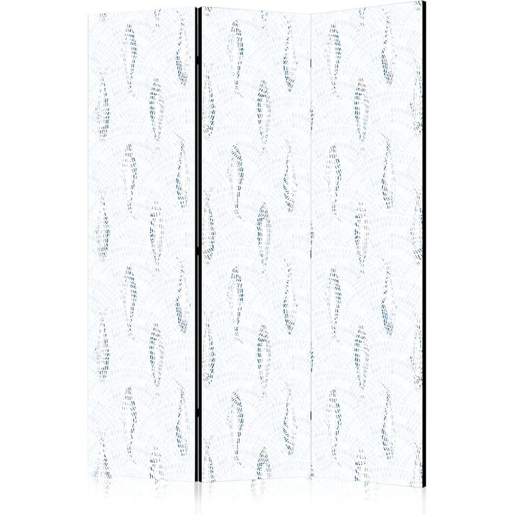 CONFIGURABLE PÄÄTUOTE - Sermi - Delicate Blue Fish - Mosaic Fish in Subtle Blue Color Shades with an Arched Pattern in the Background 10450