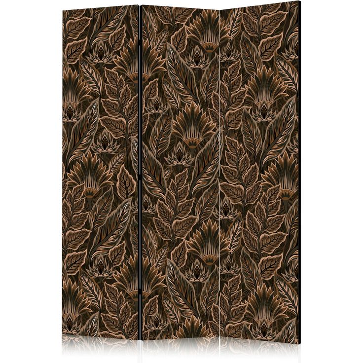 CONFIGURABLE PÄÄTUOTE - Sermi - Dense Vegetation - Botanical Patterns in Illustrative Style; Brown 10689