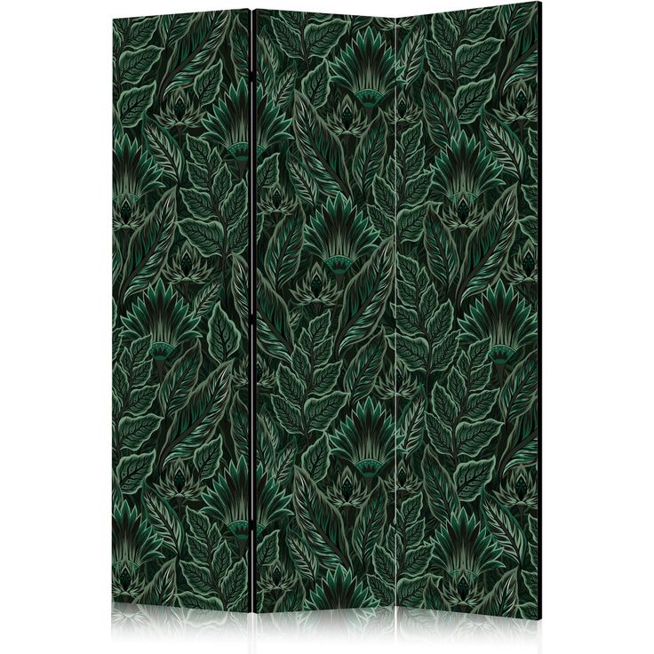 CONFIGURABLE PÄÄTUOTE - Sermi - Dense Vegetation - Botanical Patterns in Illustrative Style; Green 10658