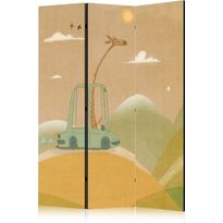 Sermi Artgeist Dreamy Traveler - Giraffe Driving a Car on a Beautiful Sunny Day, eri vaihtoehtoja