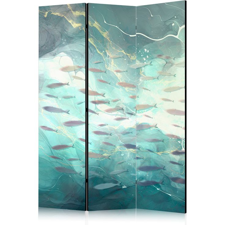 CONFIGURABLE PÄÄTUOTE - Sermi - Escaping Fish - Very Fast Swimming Fishes in Muted Colors Among Sea Depths 11655