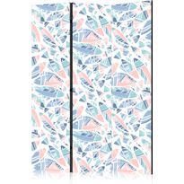 Sermi Artgeist Fish in Minimalist Style - Fish in Aztec Style in Pastel Color Shades on a White Background, eri vaihtoehtoja