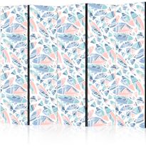 Sermi Artgeist Fish in Minimalist Style - Fish in Aztec Style in Pastel Color Tones on a White Background, eri vaihtoehtoja