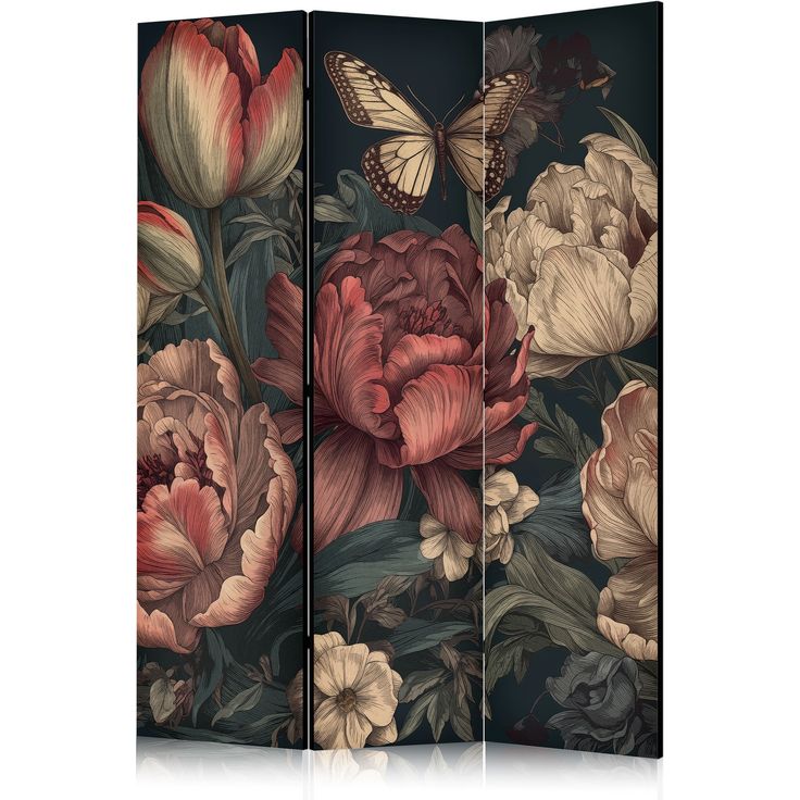 CONFIGURABLE PÄÄTUOTE - Sermi - Floral Illustration - Magnificent Flower Buds on a Turquoise Background 10870