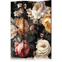 Sermi Artgeist Floristry in Vintage Style - a Plethora of Colorful Flowers on a Black Background, eri vaihtoehtoja
