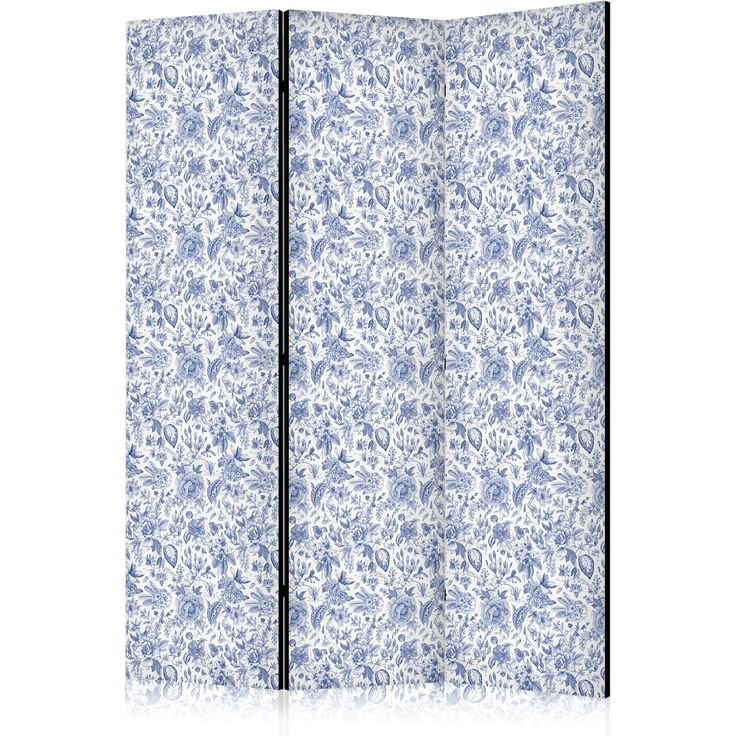 CONFIGURABLE PÄÄTUOTE - Sermi - Illustration in Vintage Style - Blue Flowers on a White Background 11341