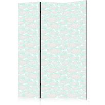 Sermi Artgeist Minimalist Fish - Fish of Grey Dots on a Crystal Clear Water Surface in Mint Green Colors, eri vaihtoehtoja