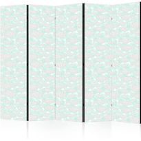 Sermi Artgeist Minimalist Fish - Fishes With Grey Dots Against a Crystal Sheet of Water in Mint Green Colors, eri vaihtoehtoja