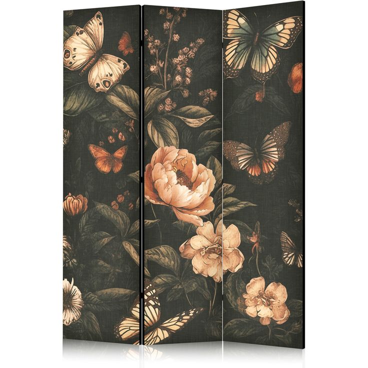 CONFIGURABLE PÄÄTUOTE - Sermi - Mysterious Garden - Butterflies Flying Over Flowers - Rustic Evening 10535