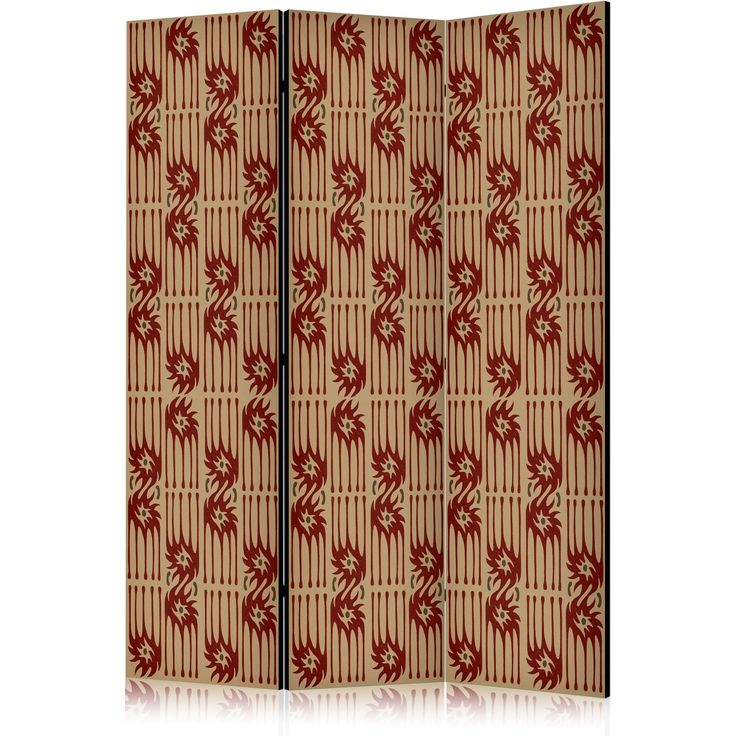 CONFIGURABLE PÄÄTUOTE - Sermi - Predatory Features - Red Abstract Shapes Inspired by Tribal 11778