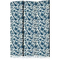 Sermi Artgeist Rose Vines - Monochromatic Blue Birds Resting Among Roses, eri vaihtoehtoja