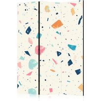 Sermi Artgeist Terrazzo with Multicolored - Large Elements - Cheerful Pattern on a Light Background, eri vaihtoehtoja