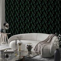 Tapetti Artgeist Emerald Chic, musta, 50cm x 10m